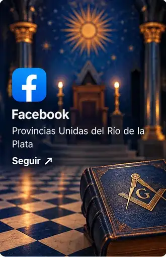 Un templo masónico con el piso ajedrezado y un libro con la escuadra y el compás